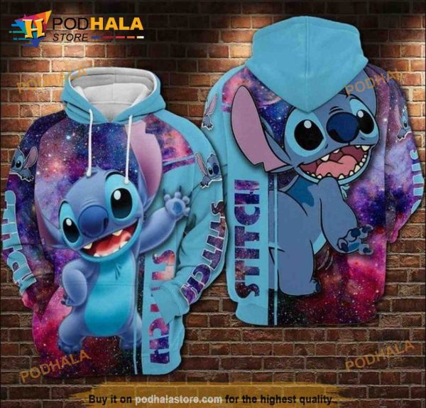 Disney Lilo And Stitch Funny 3d Hoodie