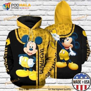 Disney Mickey Full Printing 3d Hoodie