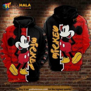 Disney Mickey Mouse Lover Funny 3d Hoodie