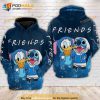 Disney Stitch And Donald Duck Are Friends 3d Hoodie