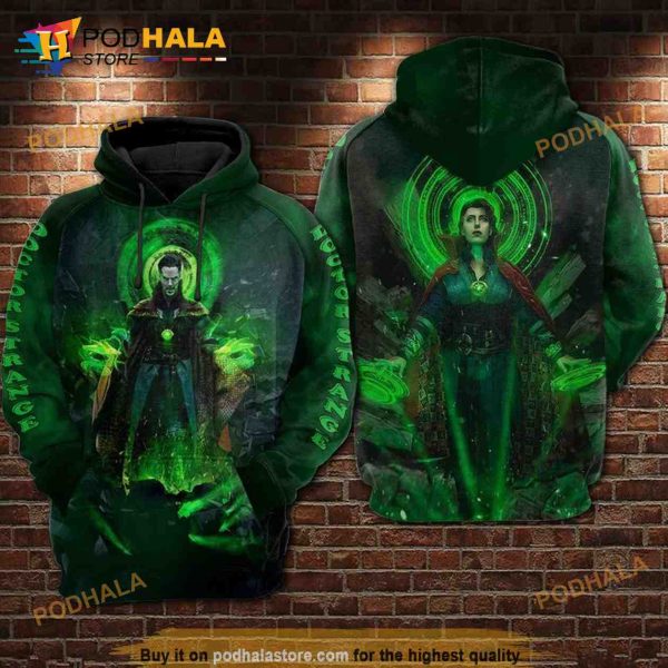 Doctor Strange Avengers Marvel Over Print 3D Hoodie Sweatshirt