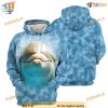 Dolphin Cute Full All Over Printed Funny Animal 3D Hoodie Sweatshirt