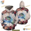 Dolphin Floral Pattern Unisex Print All 3D Christmas Hoodie