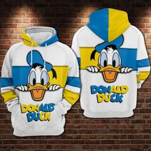 Donald Duck Disney Over Print 3D 5 Hoodie