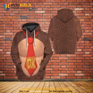 Donkey Kong 3D Hoodie Sweatshirt