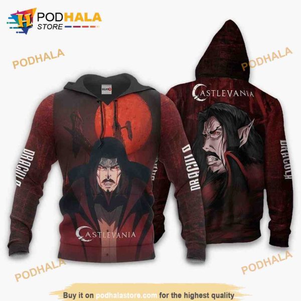 Dracula Anime Manga Castlevania Shirt 3D Hoodie