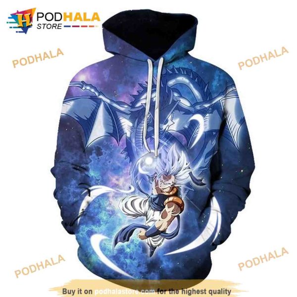 Dragon Ball All Over Print Anime 3D Hoodie Sweatshirt