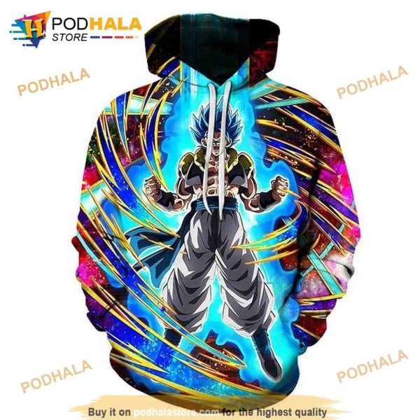 Dragon Ball Funny Gift All Over Print Anime 3D Hoodie Sweatshirt