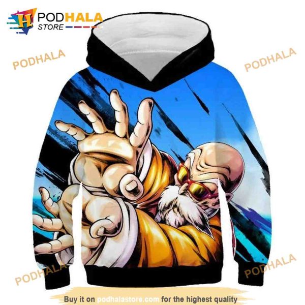 Dragon Ball Gift Funny All Over Print Anime 3D Hoodie Sweatshirt