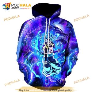 Dragon Ball Gift Over Print Anime 3D Hoodie Sweatshirt