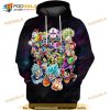 Dragon Ball Over Print Anime 3D Hoodie Sweatshirt