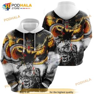 Dragon Ball Z Goku Anime 3D Hoodie Sweatshirt