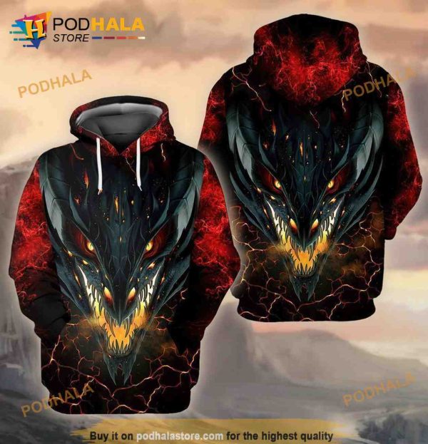 Dragon Graphic For Men Women 3D Hoodie Sweatshirt