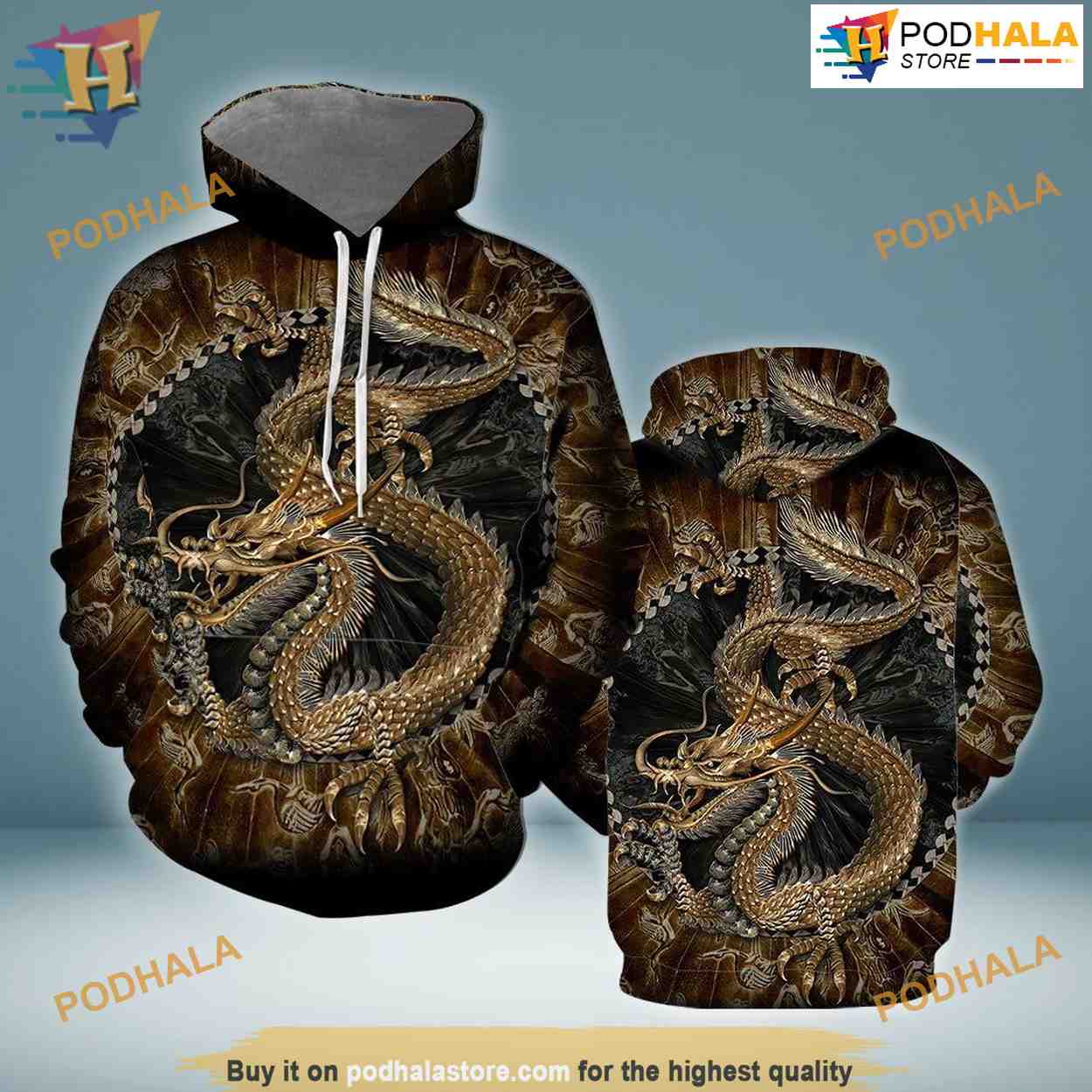 Dragon In Chinese All Over Printed 3D Hoodie Sweatshirt Dragon In Chinese All Over Printed 3D Hoodie Sweatshirt