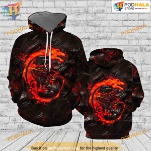 Dragon Red Lover All Over Printed 3D Hoodie Sweatshirt