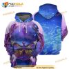 Dragonflies Galaxy Sky Funny All Over Print 3D Hoodie Sweatshirt