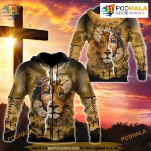 Easter Day Christian Jesus All Over Print 3D Hoodie