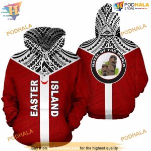 Easter Island Rising All Over Printed 3D Hoodie Sweatshirt