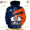 Edmonton Oilers Hooded Long Sleeve 3D Hoodie