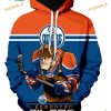 Edmonton Oilers Ultra-Cool Long Sleeve 3D Hoodie