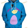 Eeyore Donkey 3D Hoodie