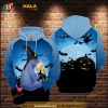 Eeyore Wizard Halloween All Over Print Halloween 3D Hoodie