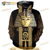 Egyptian King Tut Royalty Aop Unisex 3D Hoodie Sweatshirt