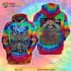 Electric Forest Animals Tie Dye 3D Hoodie Sweatshirt