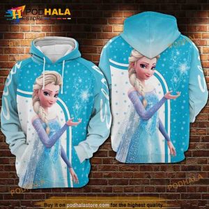 Elsa Frozen Winter Is Coming All Over Print Disney 3D Hoodie