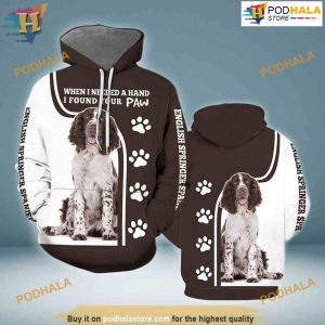 English Springer Spaniel All Over Printed 3D Hoodie Sweatshirt