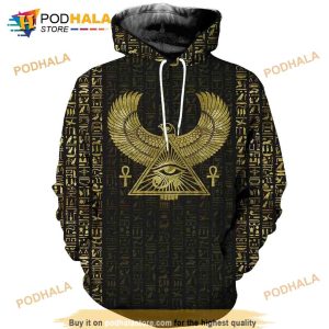 Eye Of Horus Aop Unisex 3D Hoodie Sweatshirt