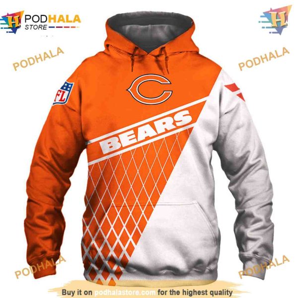 Fan’s Gift Cheap Chicago Bears 3D Hoodie Sweatshirt