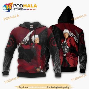 Fate Stay Night Archer Anime Manga 3D Hoodie Sweatshirt