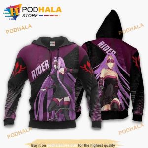 Fate Stay Night Rider Anime Manga 3D Hoodie Sweatshirt