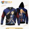 Fate Stay Night Saber Anime Manga 3D Hoodie Sweatshirt