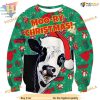 Festive Cow Pattern 3D Hoodie