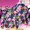 Flamingo Hibiscus Full Over Printed Unisex 3D Hoodie