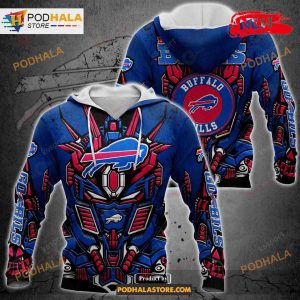 Football Buffalo Bills New Transformer 2023 NFL Hoodie 3D