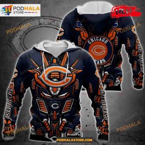 Football Chicago Bears New Transformer 2023 NFL Hoodie 3D