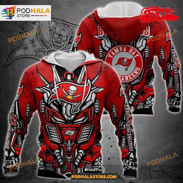 Football Tampa Bay Buccaneers New Transformer NFL Hoodie 3D