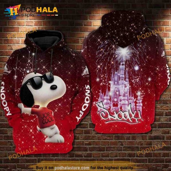 For Snoopy Lovers Twinkle Pattern 3D Hoodie Sweatshirt