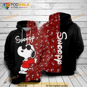 For Snoopy Lovers Very Cool 3D Hoodie Sweatshirt