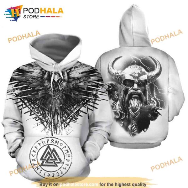 For The Vikings Lovers 3D Hoodie Sweatshirt
