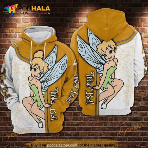 For Tinker Bell Lovers Simple Pattern Gift For Fan 3D Hoodie Sweatshirt