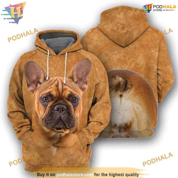 French Bulldog All Over Printed Dog 3D Hoodie Sweatshirt Shirt