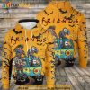 Friends Horror Halloween Horror Scary Movies 3D Hoodie Sweatshirt