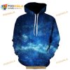 Full Blue Galaxy Space 3D Hoodie Sweatshirt Shirt