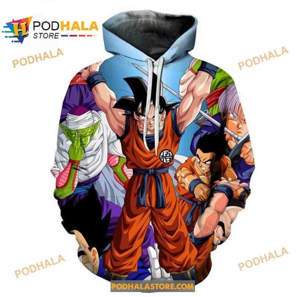 Full Dragon Ball Anime 3D Hoodie Sweatshirt Shirt