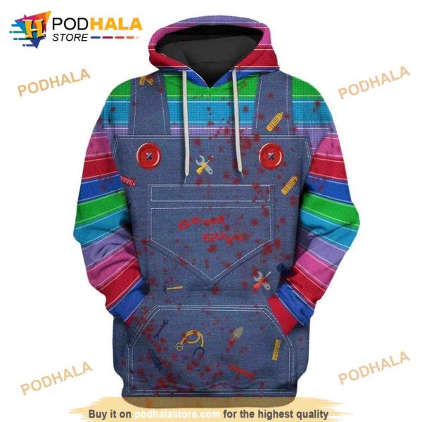 Full Print Horror Movie Chucky Sweat Apparel Cosplay Costume