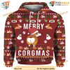 Funny Corgi Dog 3D Funny Christmas Hoodie